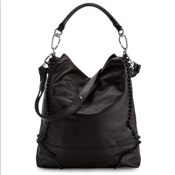 Liebeskind Handbags - LIEBESKIND Tokio Knot Leather Hobo Bag Crossbody